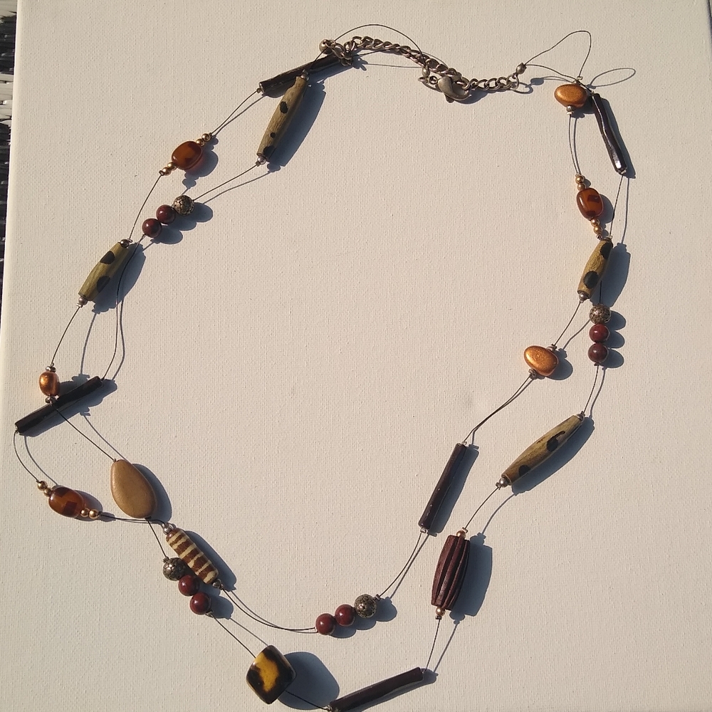 Wood Bead Necklace